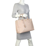 Prada Saffiano Lux Galleria Double Zip Tote Large