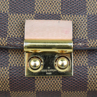Louis Vuitton Croisette Wallet on Chain Damier Ebene  Hardware