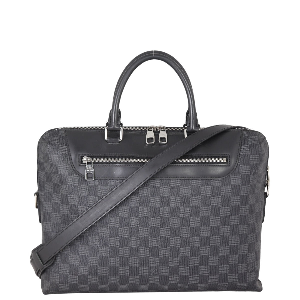 Louis Vuitton Porte Documents Jour Briefcase Damier Graphite