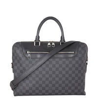 Louis Vuitton Porte Documents Jour Briefcase Damier Graphite