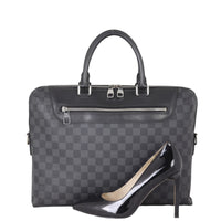 Louis Vuitton Porte Documents Jour Briefcase Damier Graphite