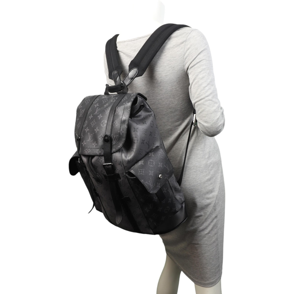 Louis Vuitton Christopher MM Backpack Monogram Eclipse