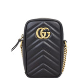 Gucci GG Marmont Matelasse Vertical Mini Bag