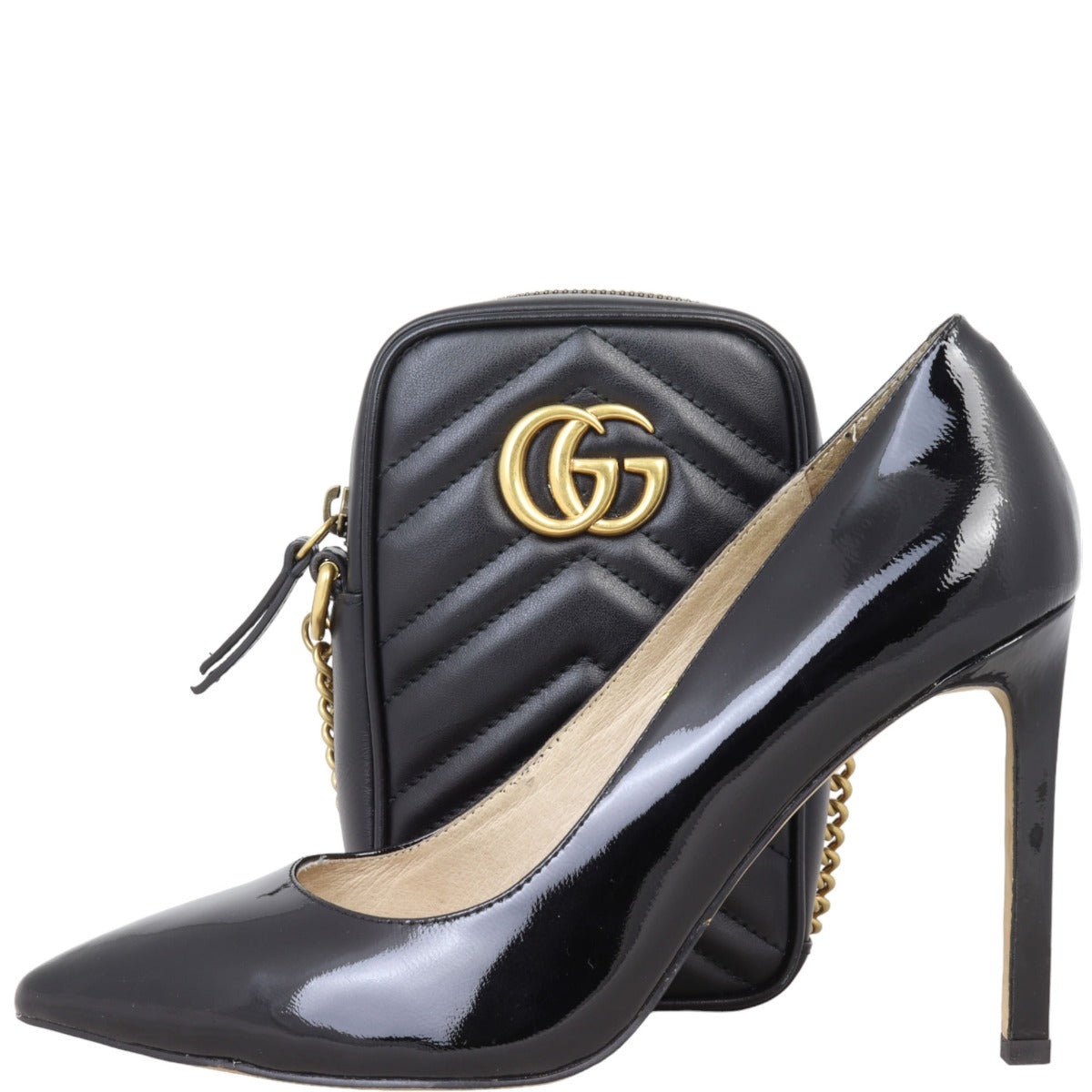 Gucci GG Marmont Matelasse Vertical Mini Bag