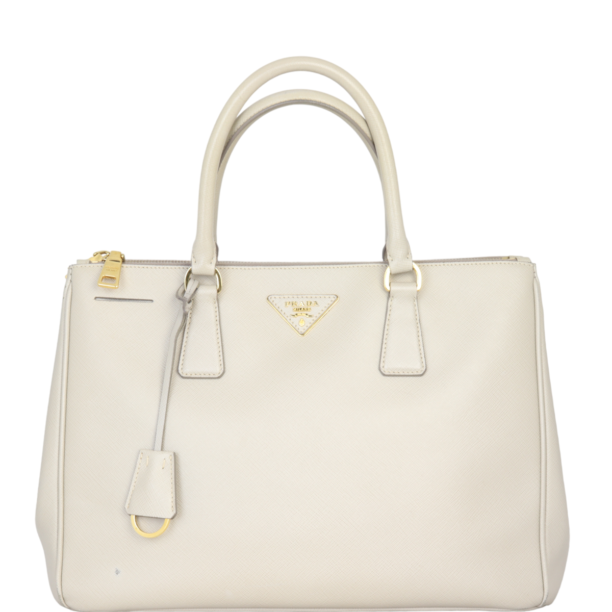 Prada Saffiano Lux Galleria Double Zip Tote Medium