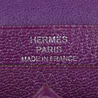 Hermes Bearn Card Holder (purple) Interior Stamp