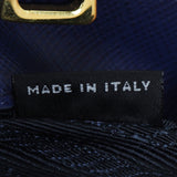 Prada Saffiano Lux Galleria Double Zip Tote Medium Interior Stamp