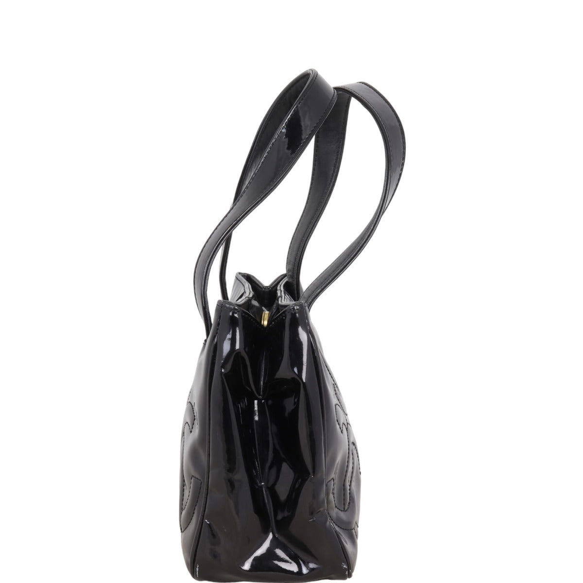 Chanel Triple CC Mini Tote Patent