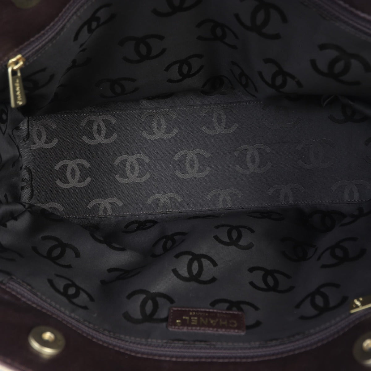 Chanel CC Quilted Canvas Tote