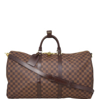 Louis Vuitton Keepall 55 Bandouliere Damier Ebene