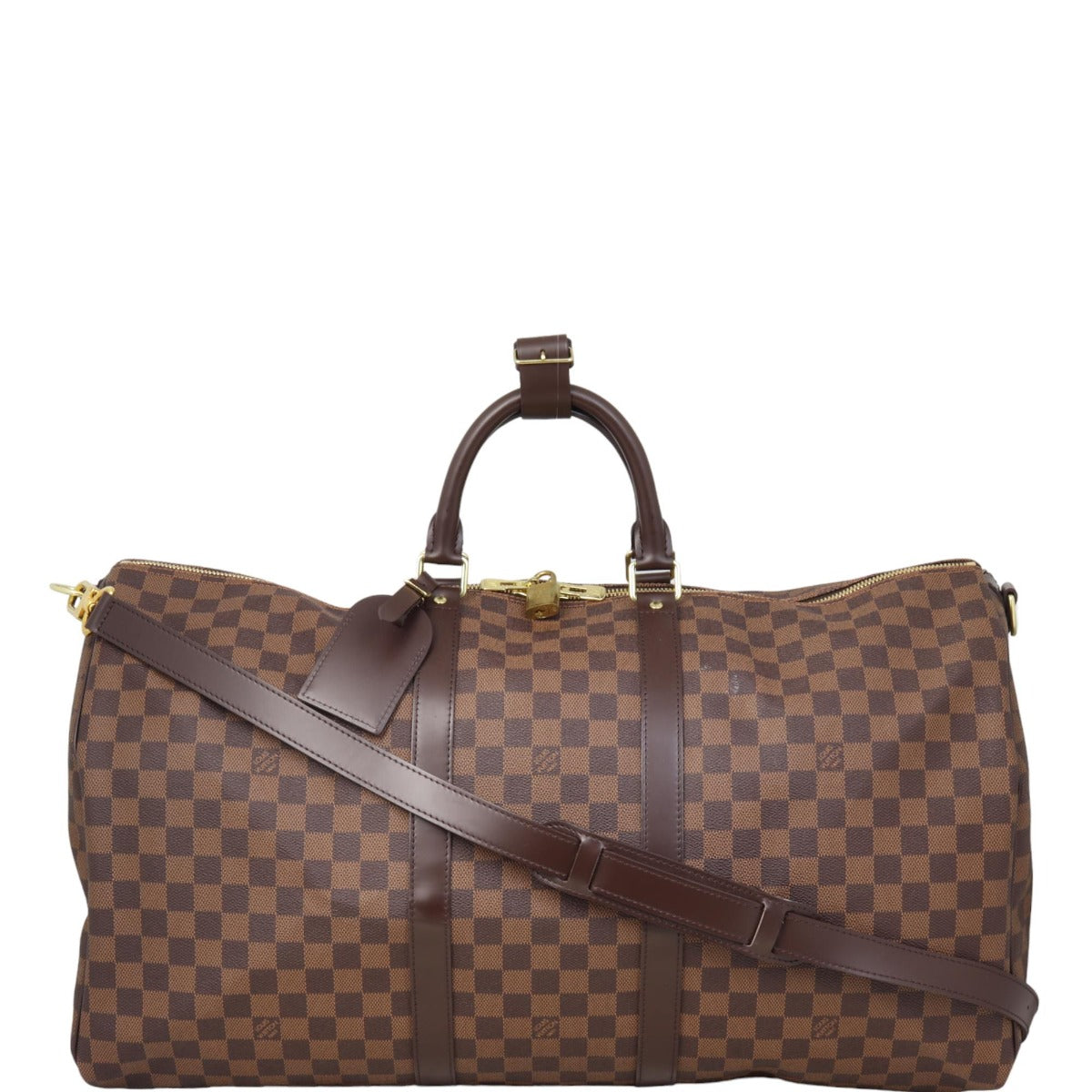 Louis Vuitton Keepall 55 Bandouliere Damier Ebene