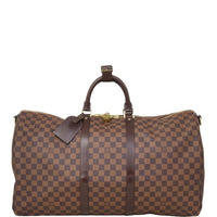 Louis Vuitton Keepall 55 Bandouliere Damier Ebene