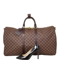 Louis Vuitton Keepall 55 Bandouliere Damier Ebene