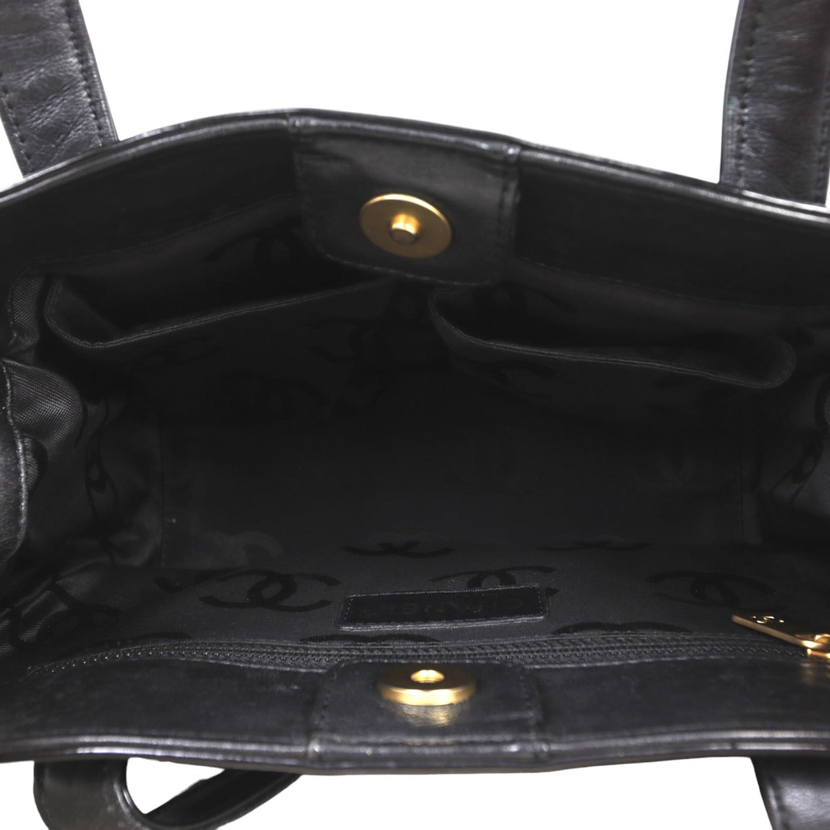 Chanel Triple CC Mini Tote Patent