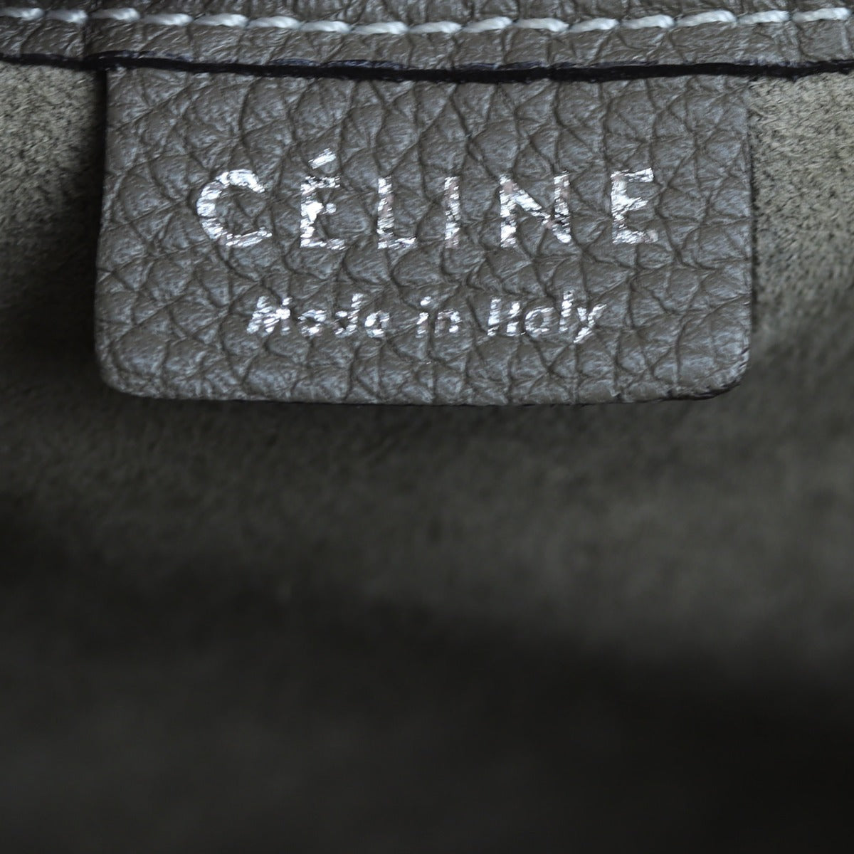 Celine Nano Luggage Tote Interior Stamp