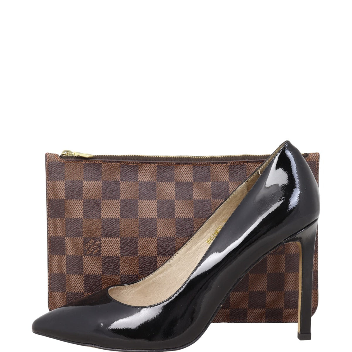 Louis Vuitton Neverfull Pochette Damier Ebene