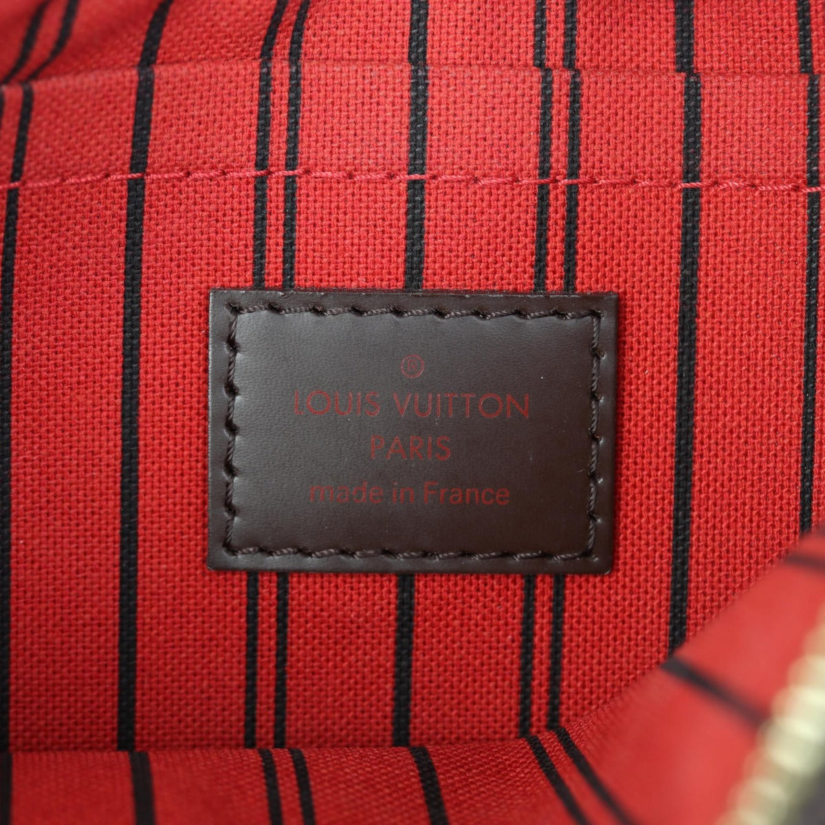 Louis Vuitton Neverfull Pochette Damier Ebene
