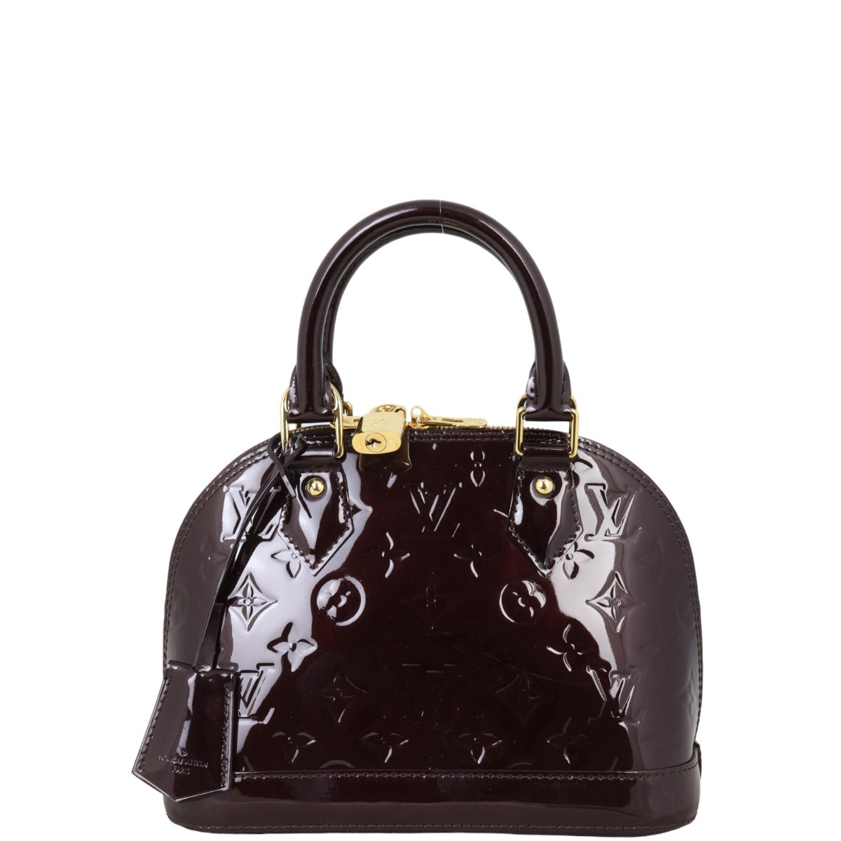 Louis Vuitton Alma BB Monogram Vernis | Gold Hardware