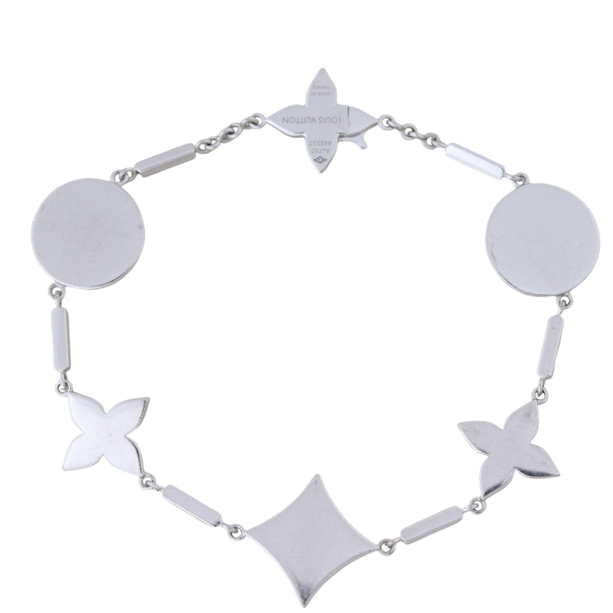 Louis Vuitton Colour Blossom Diamond 18k White Gold Bracelet