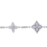 Louis Vuitton Colour Blossom Diamond 18k White Gold Bracelet