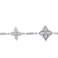 Louis Vuitton Colour Blossom Diamond 18k White Gold Bracelet