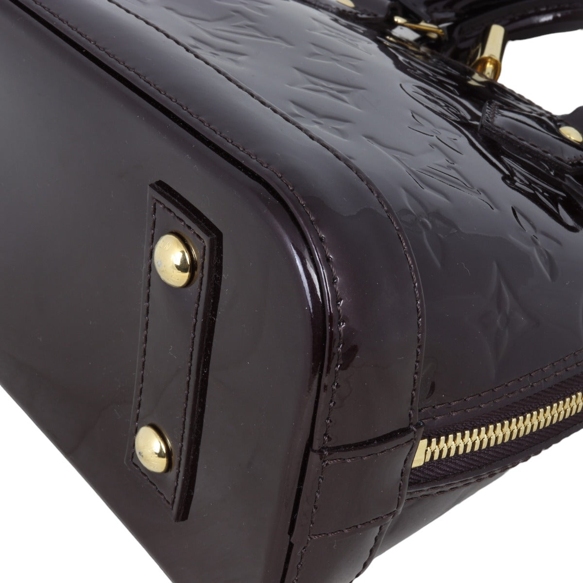 Louis Vuitton Alma BB Monogram Vernis | Gold Hardware