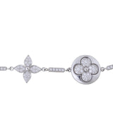 Louis Vuitton Colour Blossom Diamond 18k White Gold Bracelet