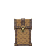 Louis Vuitton Vertical Trunk Pochette Monogram Reverse