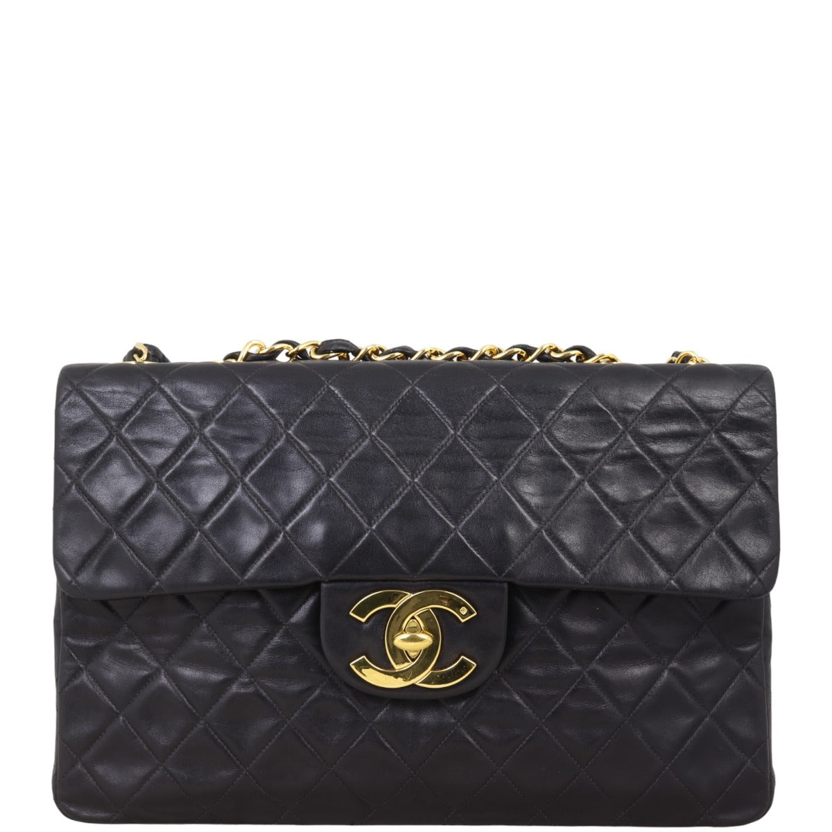 Chanel Maxi Jumbo XL Single Flap | Black