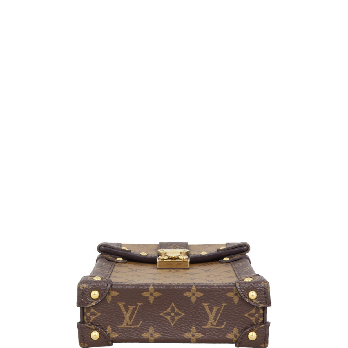 Louis Vuitton Vertical Trunk Pochette Monogram Reverse