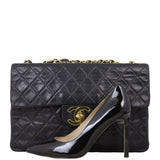 Chanel Maxi Jumbo XL Single Flap | Black