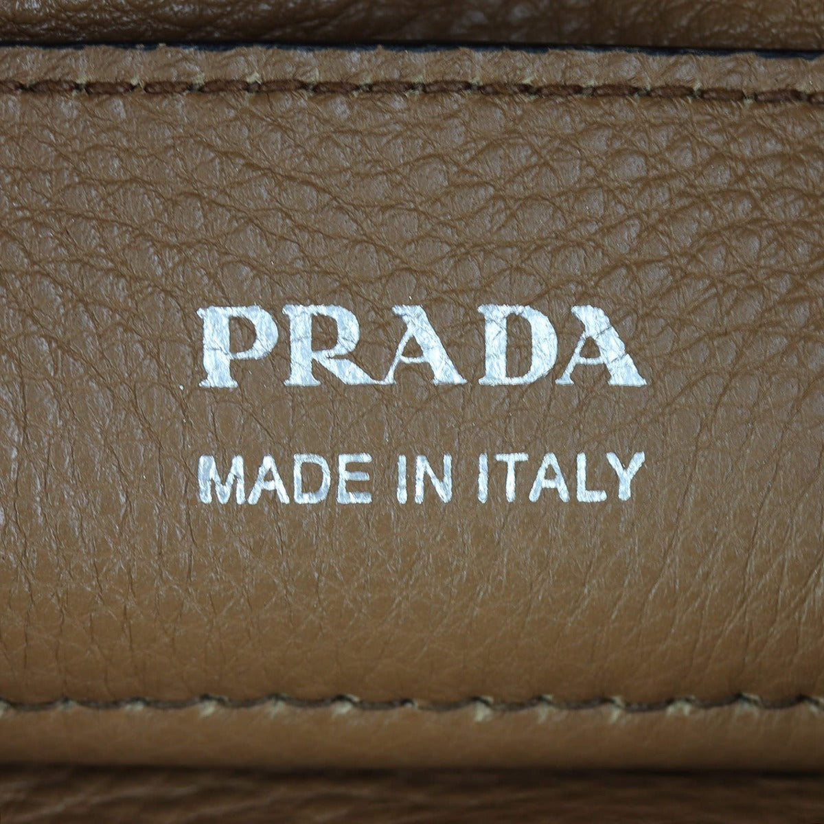 Prada Vitello Daino Double Bag Large Interior Stamp