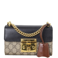Gucci GG Supreme Padlock Small Shoulder Bag
