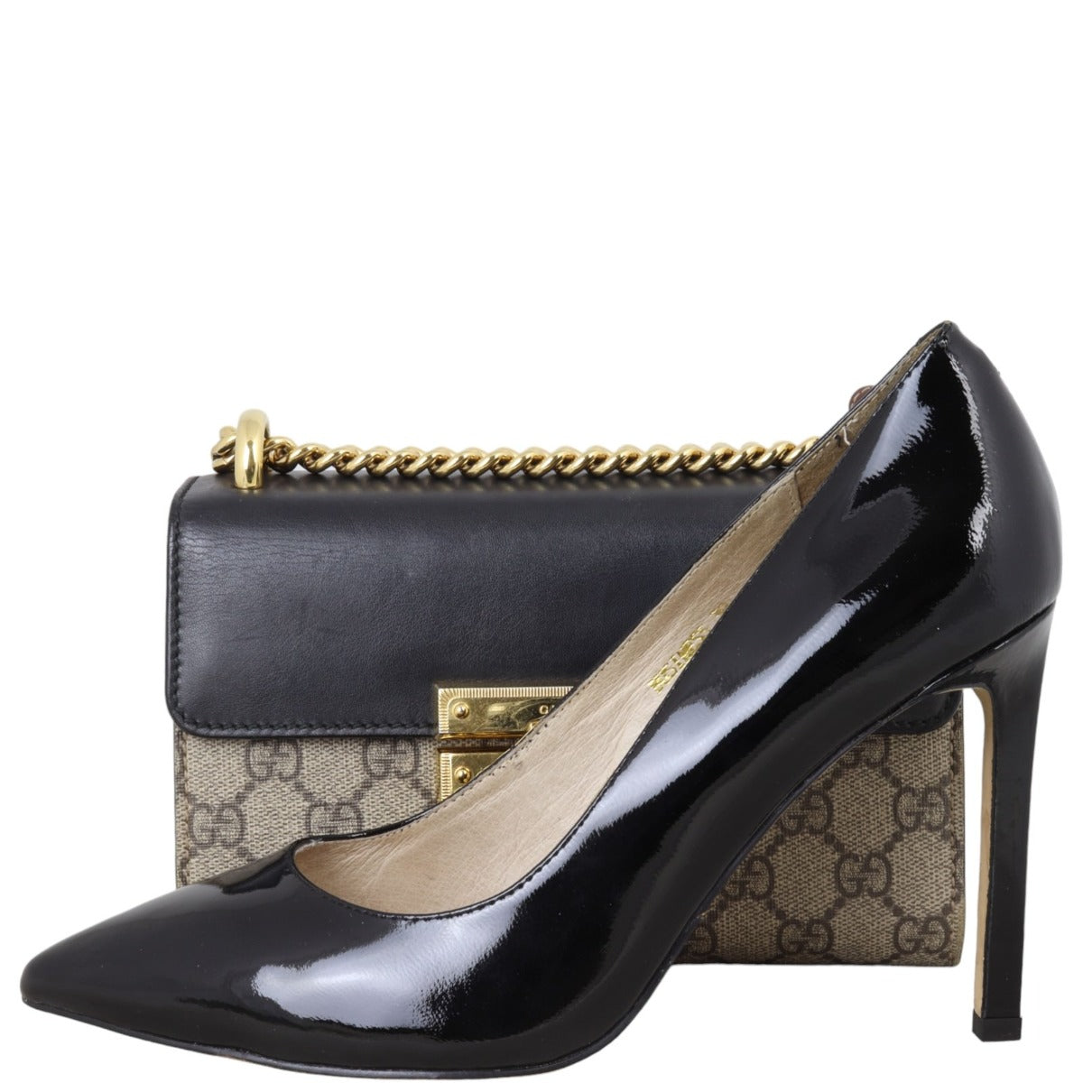 Gucci GG Supreme Padlock Small Shoulder Bag