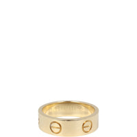 Cartier Love Ring 18k Yellow Gold