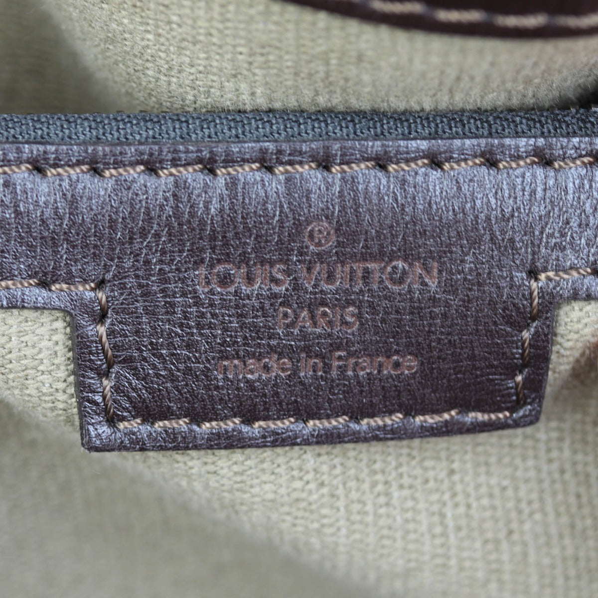 Louis Vuitton Comanche Utah Duffle Bag Interior Stamp