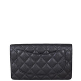 Chanel Classic CC Yen Wallet | Black Caviar