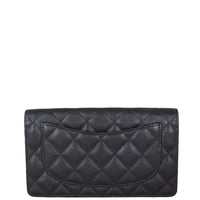 Chanel Classic CC Yen Wallet | Black Caviar