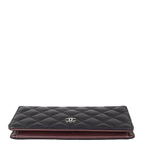 Chanel Classic CC Yen Wallet | Black Caviar