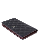 Chanel Classic CC Yen Wallet | Black Caviar