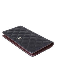 Chanel Classic CC Yen Wallet | Black Caviar