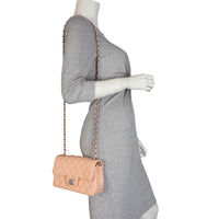 Chanel Classic Flap Mini Rectangular Bag | Peach