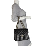 Chanel Chevron Single Flap Bag