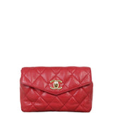 Chanel Vintage Quilted CC Belt Bag
