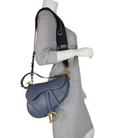 Dior Saddle Bag with Embroidered Strap