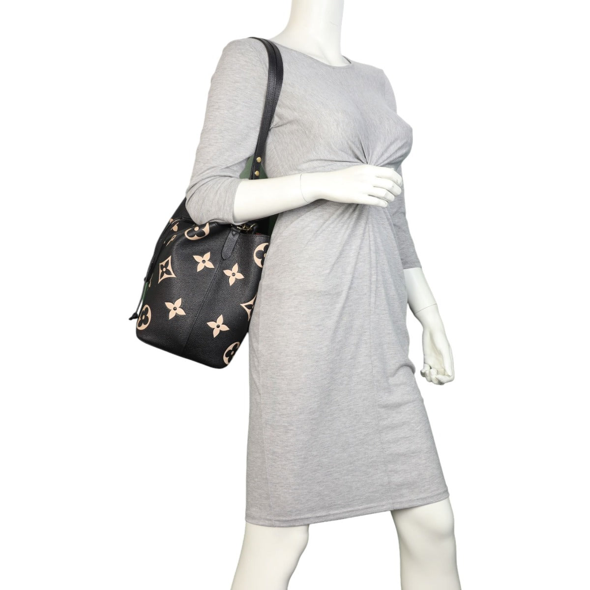 Louis Vuitton NeoNoe MM Monogram Empreinte Giant Bicolour