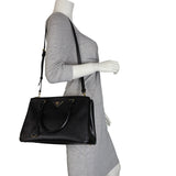 Prada Saffiano Lux Galleria Double Zip Tote Small