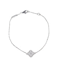 Van Cleef & Arpels Sweet Alhambra 1 Motif Diamond Bracelet