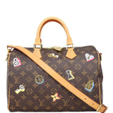 Louis Vuitton Speedy 30 Bandouliere Monogram Love Lock