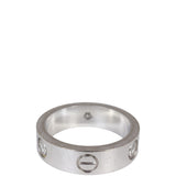 Cartier Love Ring 18K White Gold 3 Diamonds